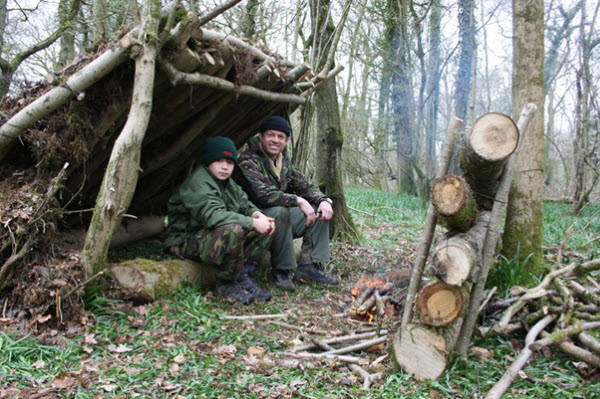 bushcraft pere et fils