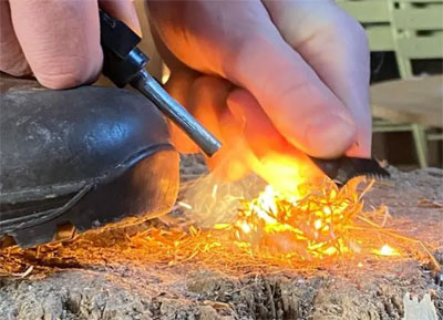 Fire steel Mode d'emploi